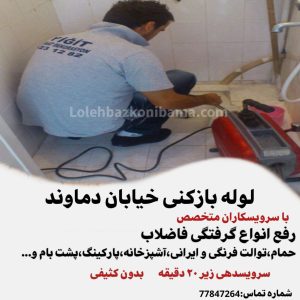 لوله بازکنی خیابان دماوند